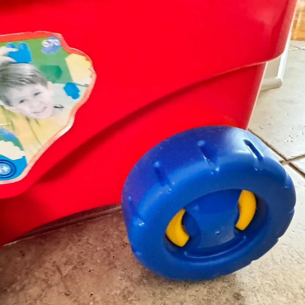 Mega Bloks Stackable Play Push Pull Wagon Toys Kids Toddlers